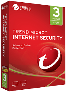 Trend Micro Internet Security 3 User, 1 Year