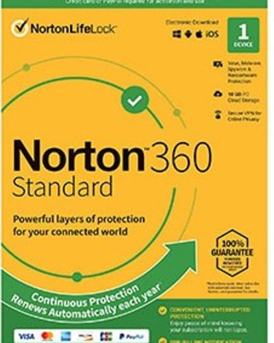 NORTON 360 STANDARD FOR 1 DEVICE